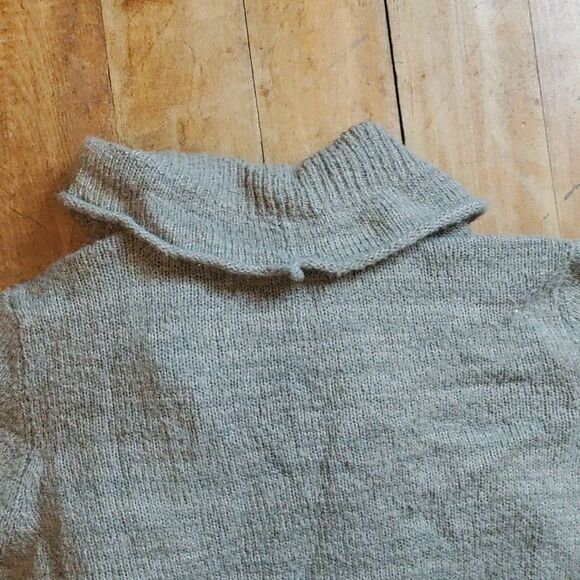 Abercrombie & Fitch Women Open Front Cardigan Light Brown Wool Blend Sweater - Picture 5 of 6